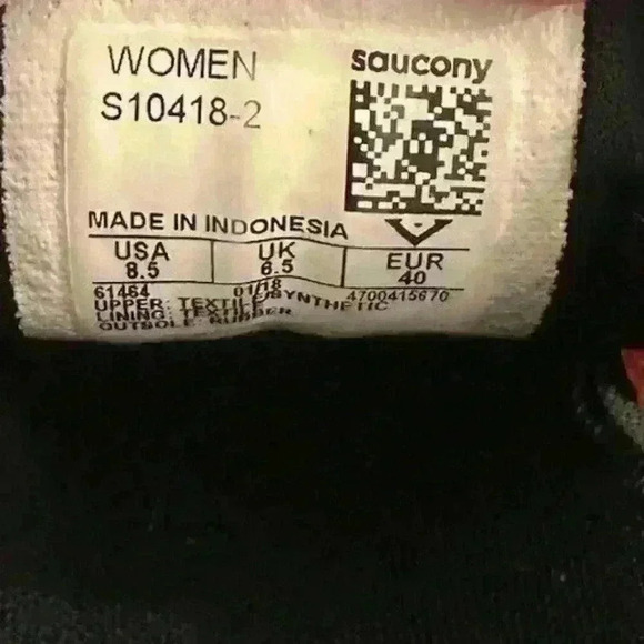 Saucony Kinvara Women's Size 8.5 Sneaker Running Shoe Orange Black - Picture 8 of 10